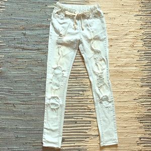 Size small/25 fashion nova denim jogger